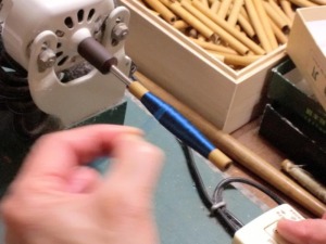 西陣織 金襴 正絹 織屋の仕事　緯糸　管