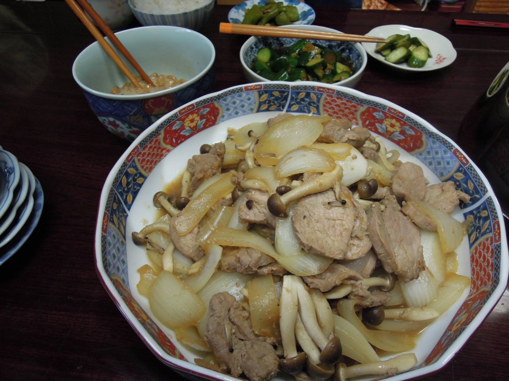 豚ヒレ肉と野菜炒め