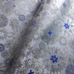 西陣織 金襴 正絹 雪輪紋様