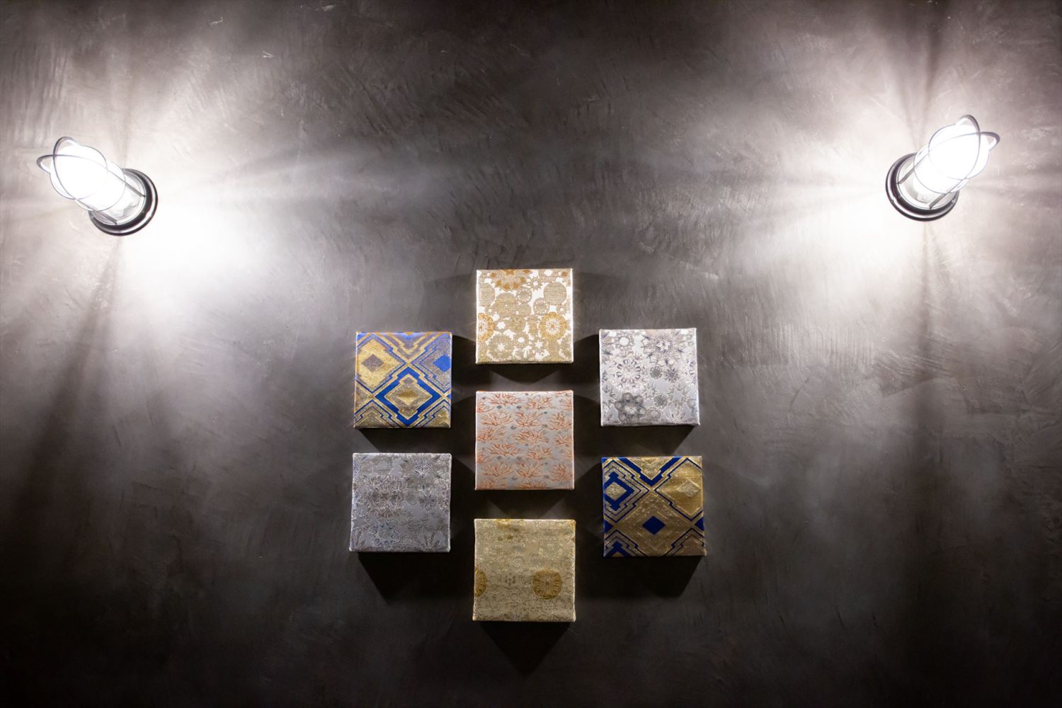 西陣織のインテリア　Kyoto SUI Fabric Tile