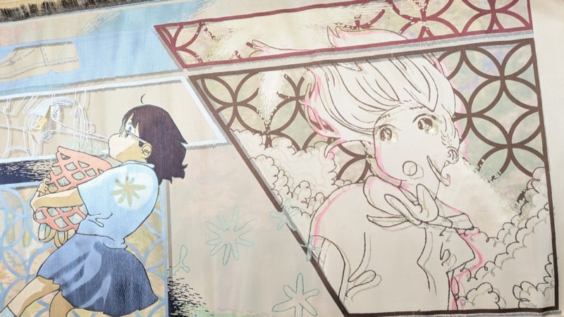 西陣織 金襴 絵箔 順引き 模様引箔 MANGA×西陣織 ぐらにゅーとー