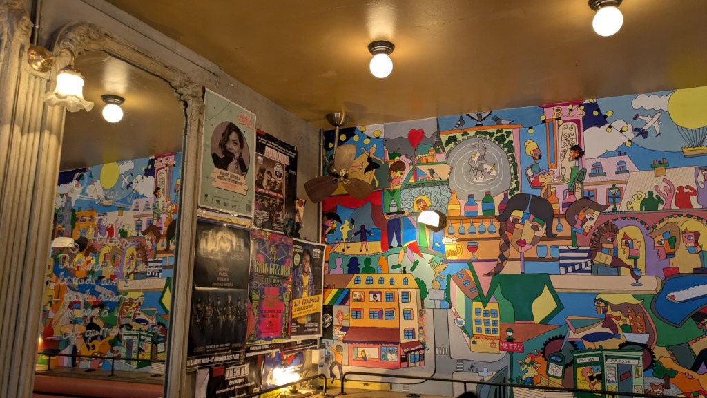 バスティーユ広場に近いビストロ、Café des Anges