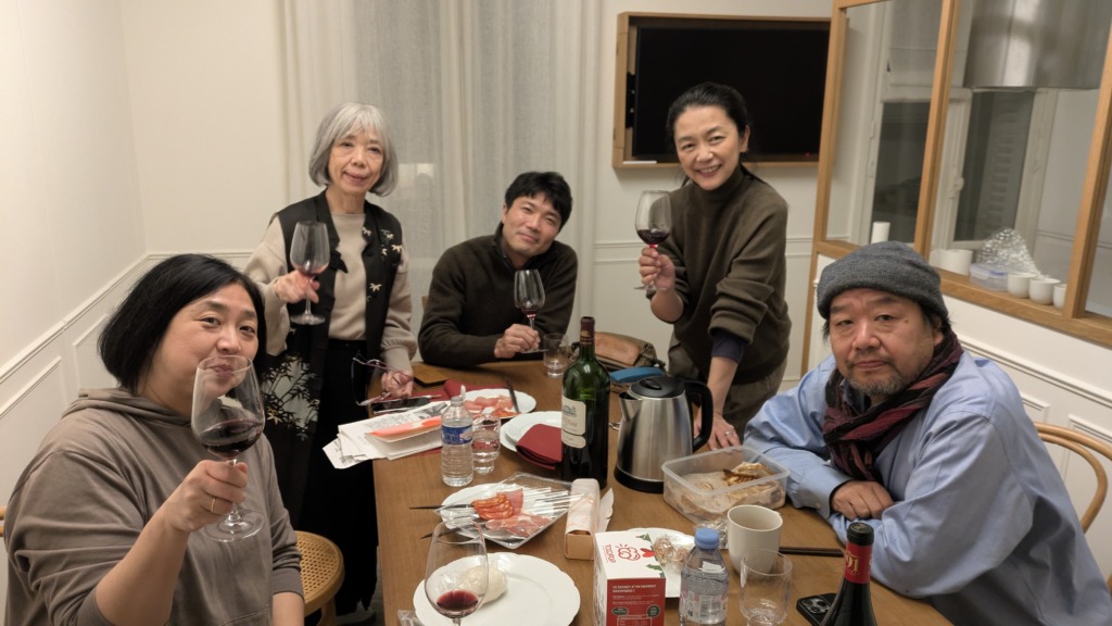 西陣岡本　フランス旅行のメンバー