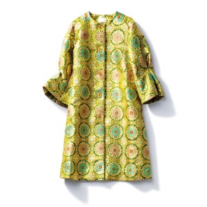 Green Karahana Custom-made Nishijin Silk Brocade Coats