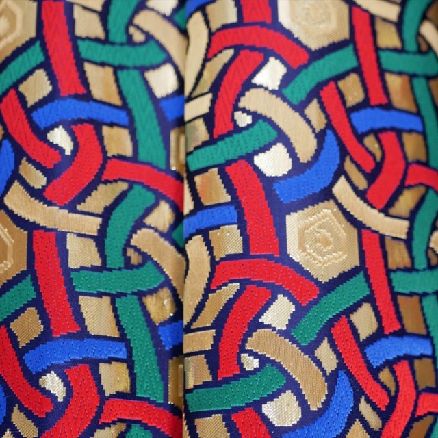 Nishijin kinran brocade Celtic pattern
