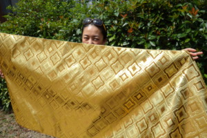 Three Rhombus Diamond Shape Connect Pattern