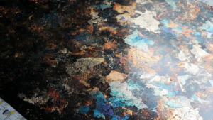 Pearl Powder and Silver Foil Patterned Drawing Foil Production