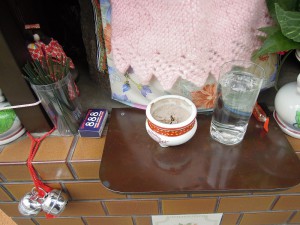 両替町　夷川上る鉤針編みが可愛いお地蔵さん