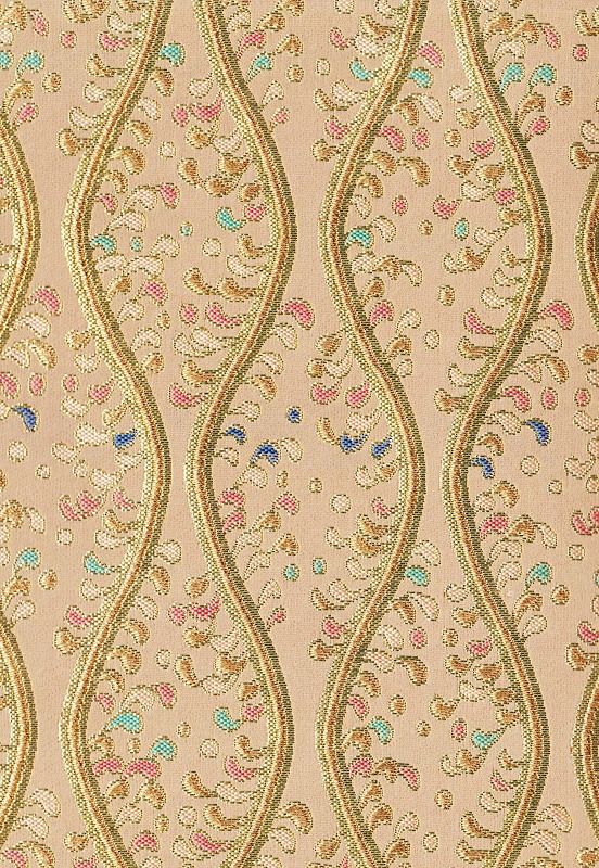 西陣金襴 立枠波頭紋様 大