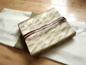 西陣金襴アフリカ　帯