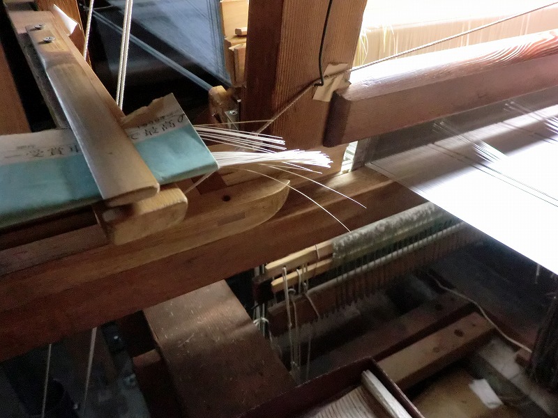 西陣織 箔を引く道具、へら