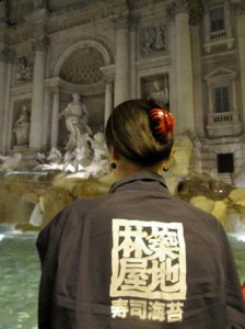 築地林屋海苔店の”キャンペーンガール”