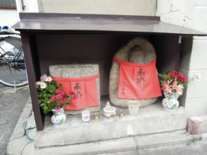 左京区田中関田町のお地蔵さん