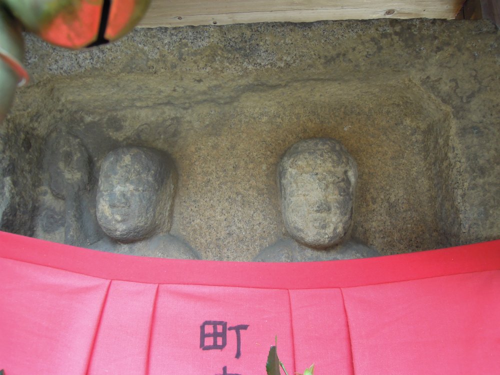 奈良 頭塔下のお地蔵さん