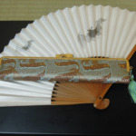 西陣織 金襴 正絹 菱つなぎ紋様使用　扇子入れ