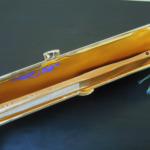 西陣織 金襴 正絹 菱つなぎ紋様使用　扇子入れ