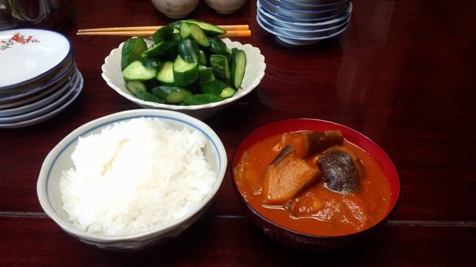 なすびのトマト煮