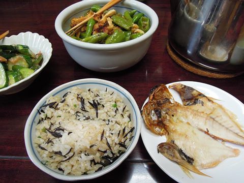 金目鯛の干物をやいたん