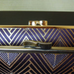 西陣織 金襴 正絹 菱つなぎ紋様使用 扇子入れ