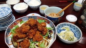 かしわのから揚げの南蛮漬け