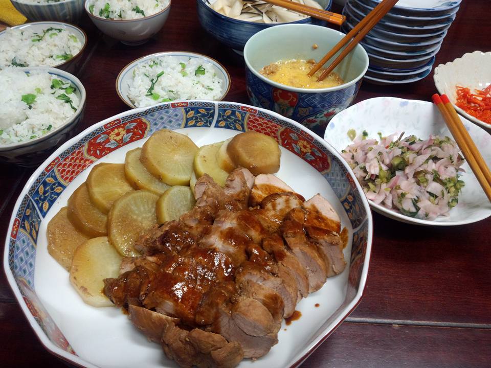 豚ヒレ肉のチャーシュー風煮付け