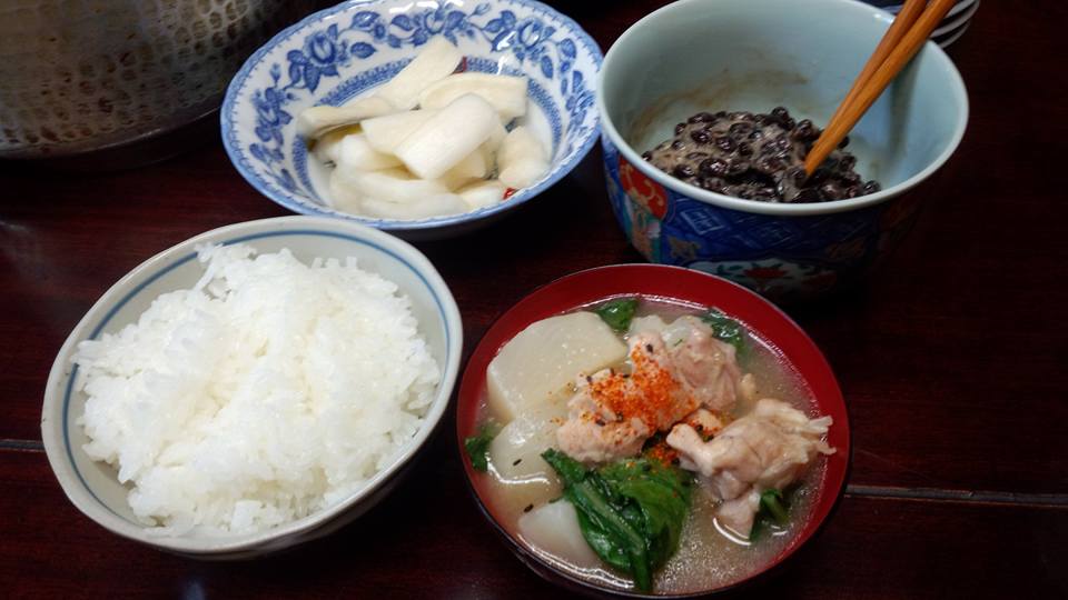 かぶらとかしわと炊いたん