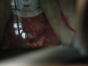 東山区梅本町　Kaji's Antiques向かいのお地蔵さん