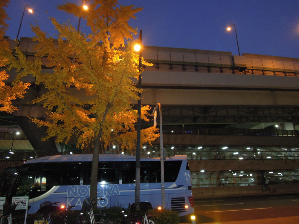 北向地蔵尊前の阪神高速13号東大阪線