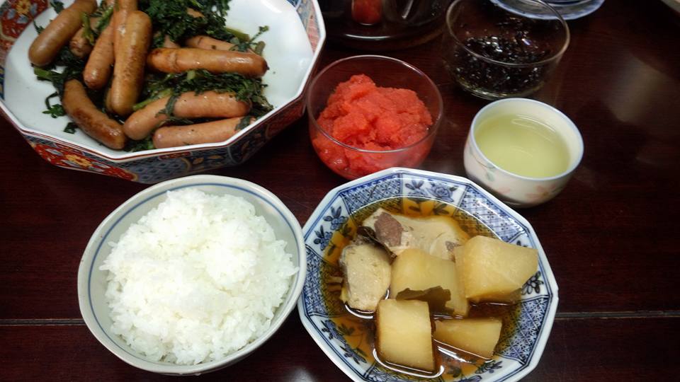 蕪と鰤を炊いたん