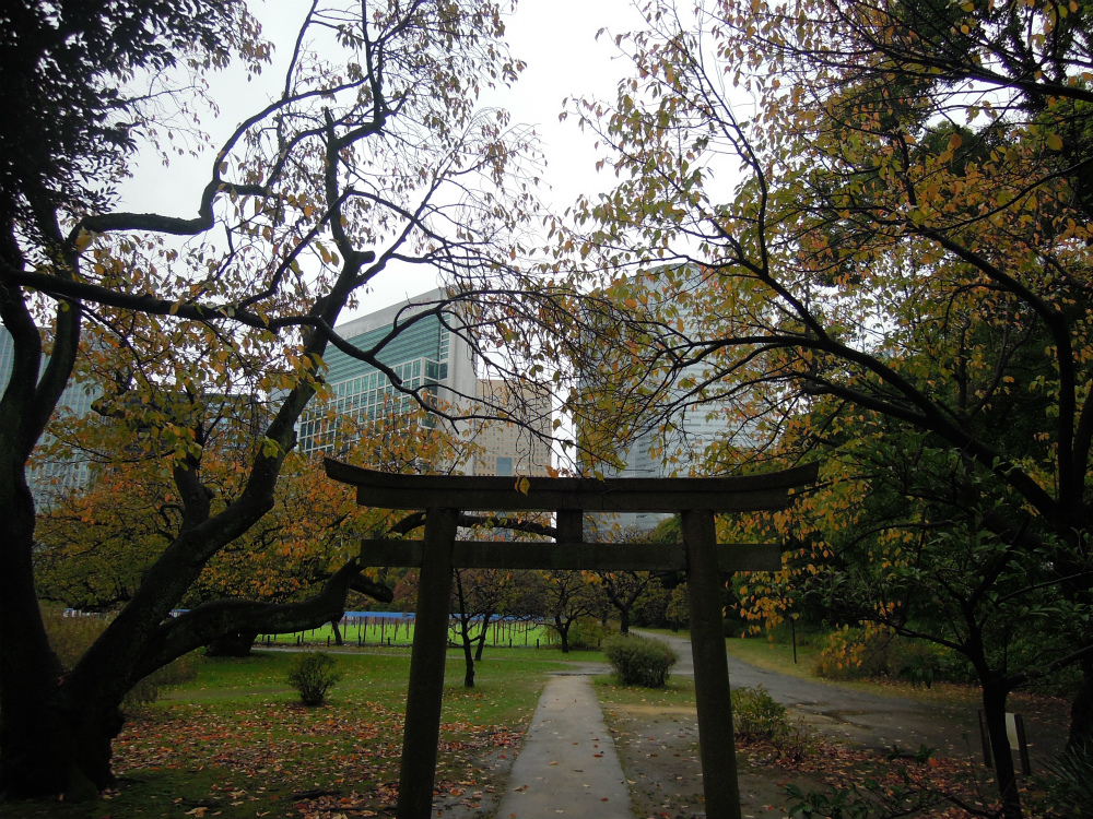 浜離宮　旧稲生神社