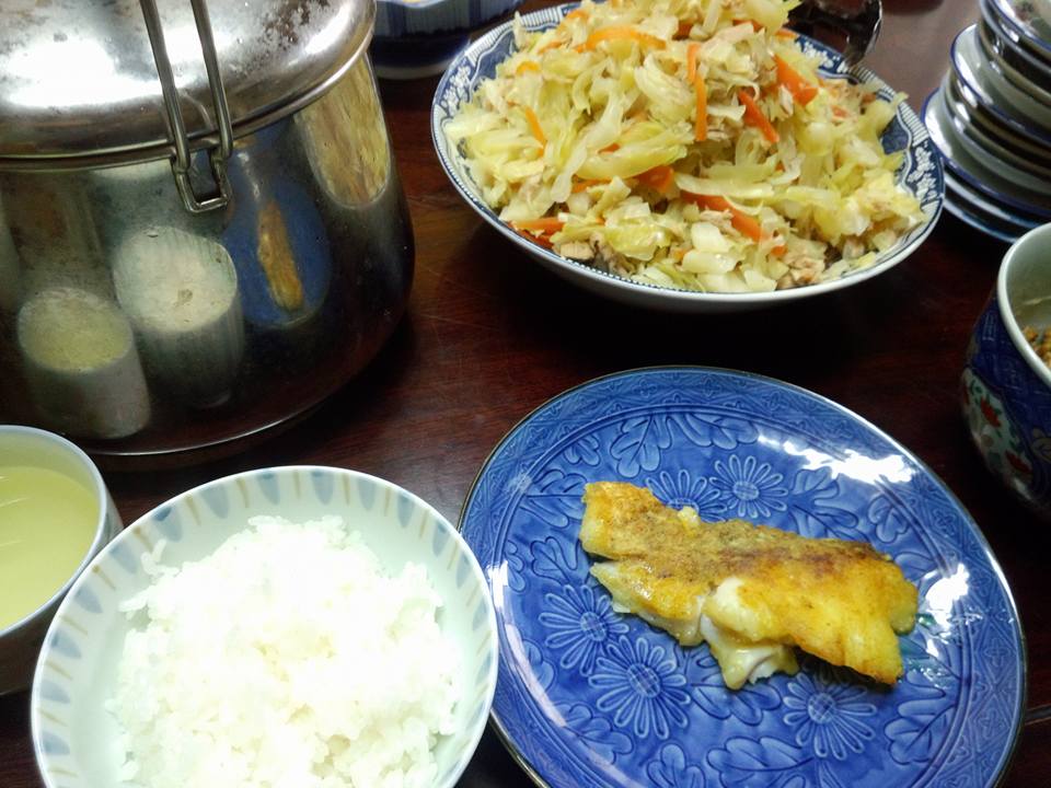 鱈のムニエルカレー風味