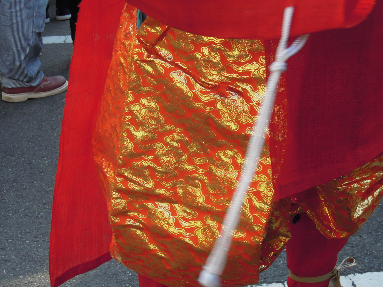京都護王神社の節分祭　赤鬼