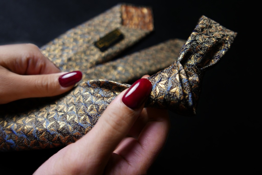 西陣 岡本×TIE YOUR TIE セッテピエゲ ネクタイ