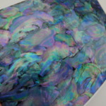 西陣織、その材料を使ってしおりを作ろう