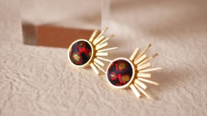 西陣織 金襴 正絹のコンテンポラリージュエリー 「尊 MICOTO」