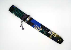 西陣織 クレイジーキルト作品 篠笛袋