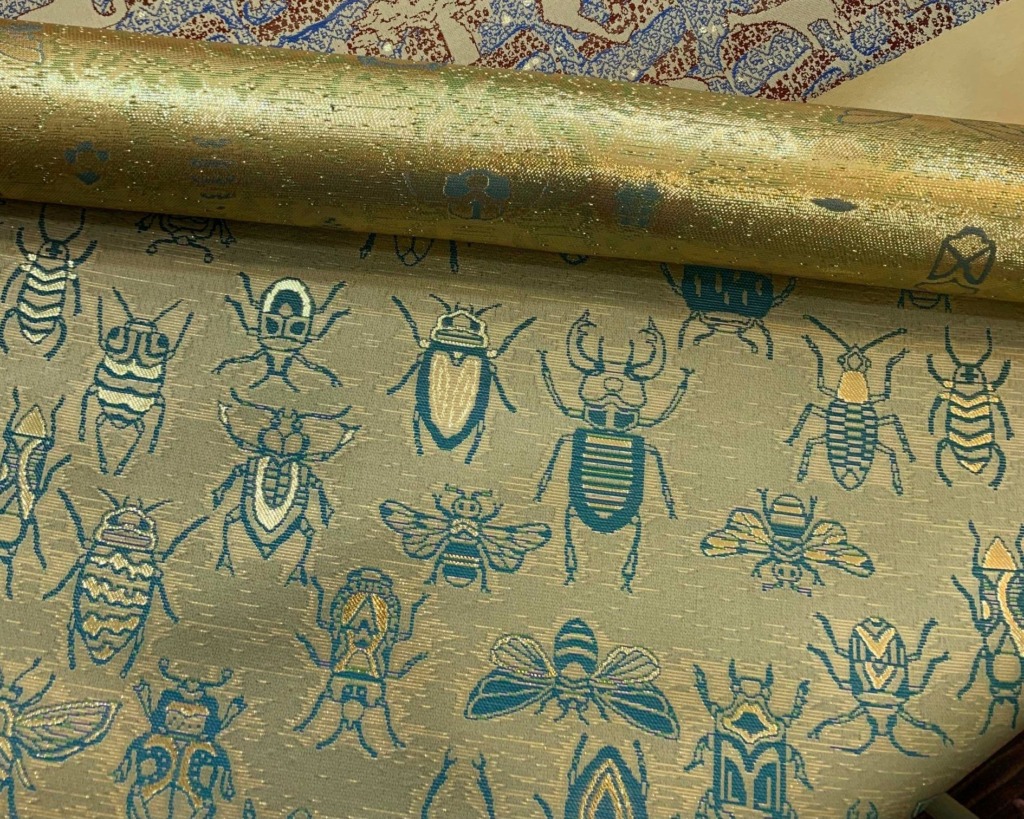 HIROMI ASAI AW21 西陣織金襴 虫紋様