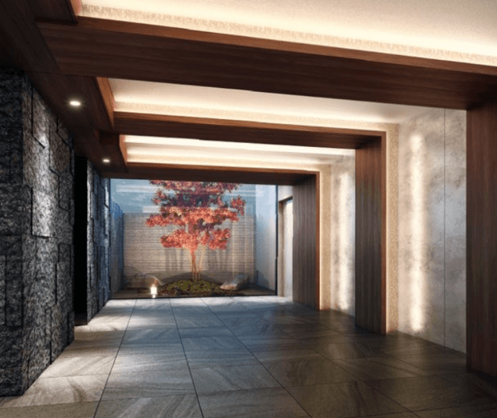 マンションBrillia（ブリリア）京都鞍馬口　エントランスホール