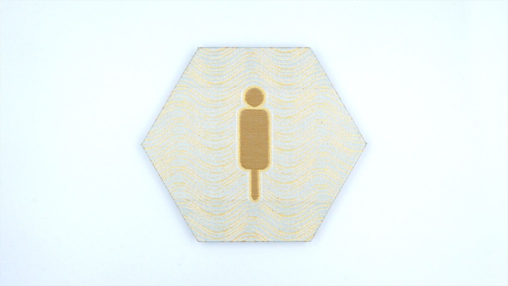 西陣織サインプレート ピクトグラム