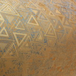 西陣織 金襴 古都唐花リヤドトライアングル