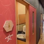 西陣織サインプレート　ピクトグラム　すし銚子丸様