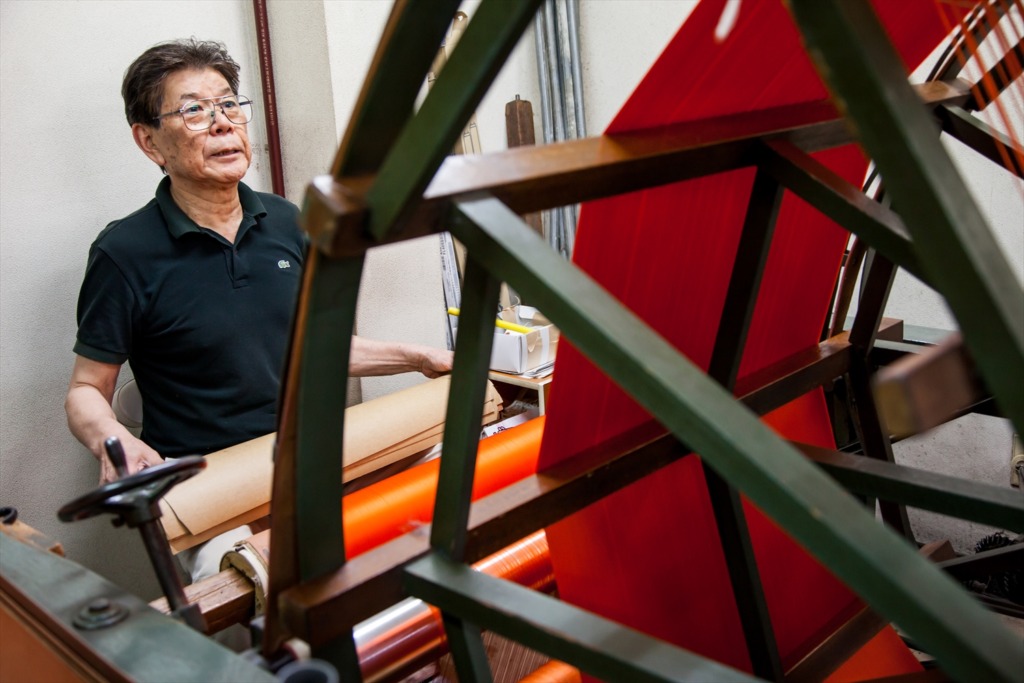 染屋の仕事風景（勘染）