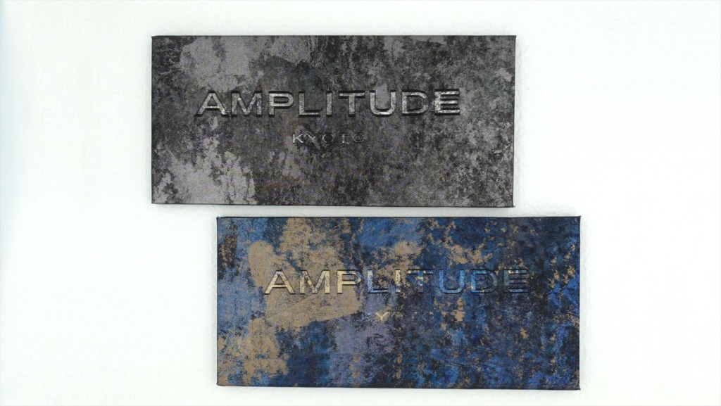 西陣織 金襴 真珠粉本銀箔模様引箔 企業ロゴ