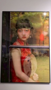 デザイン上海4日目　中国アーティスト　王小慧　西陣織の西陣岡本