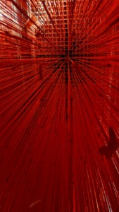 デザイン上海4日目　中国アーティスト　王小慧　西陣織の西陣岡本