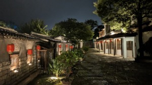 中国金澤工芸社の風景　西陣織の西陣岡本