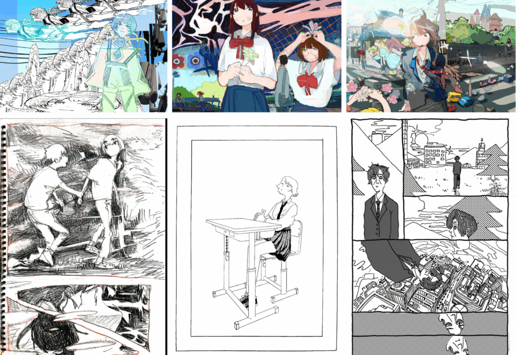 若きクリエイター　ぐらにゅーとーのイラスト作品