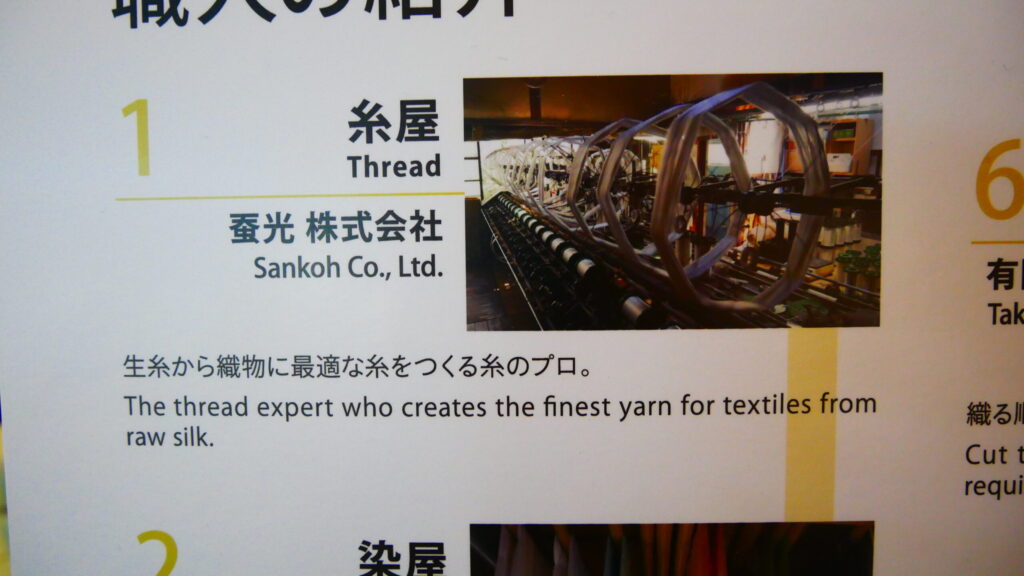 西陣織の糸準備（糸屋）｜ひゅらん。制作工程