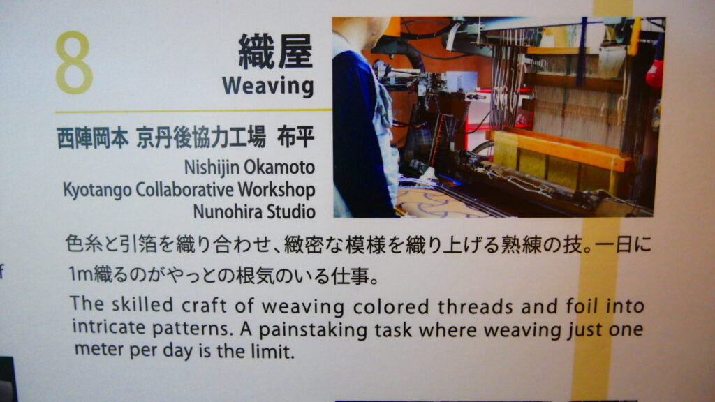 西陣織の製織（織屋）｜ひゅらん。制作工程