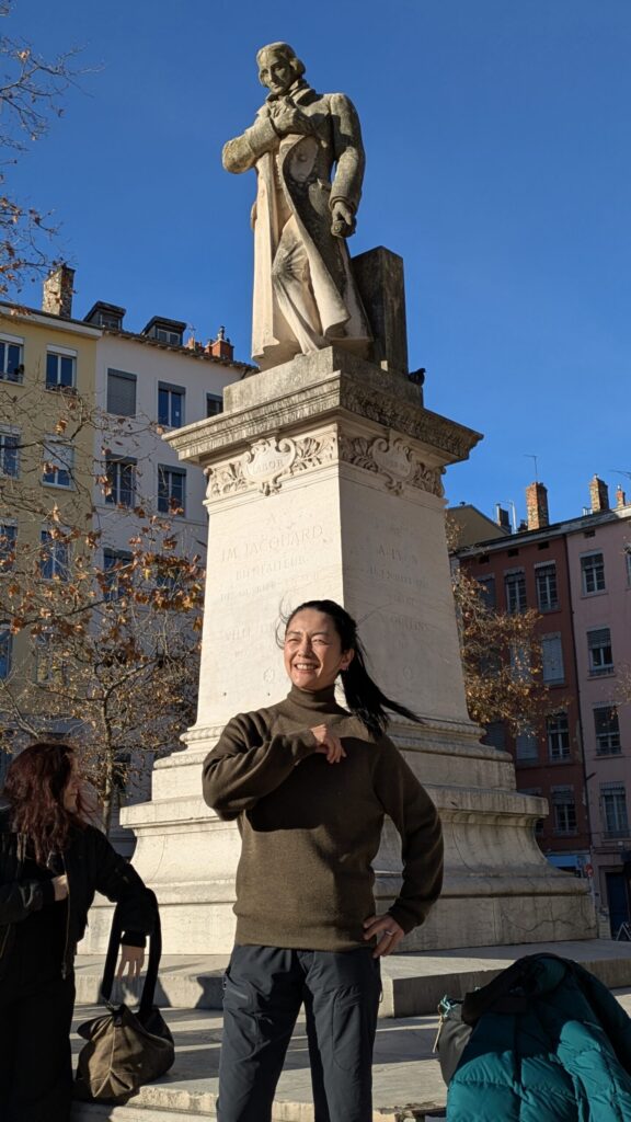 リヨンのジョセフ・マリー・ジャカール像